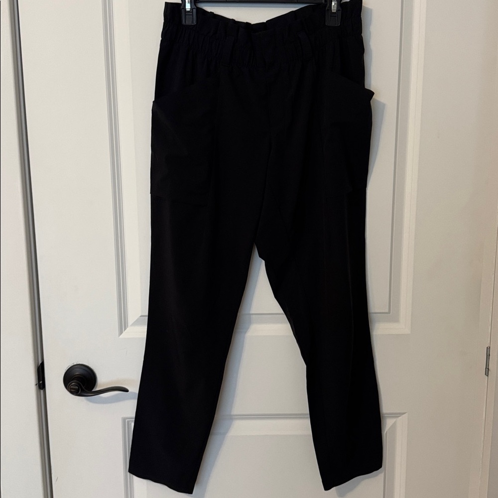 Athleta Paper Bag Skyline Pant Black 8